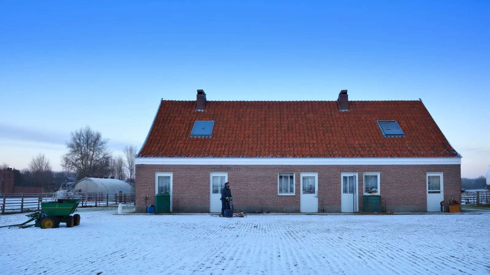 Noodstroom melkveehouderij Friesland: aggregaat bij